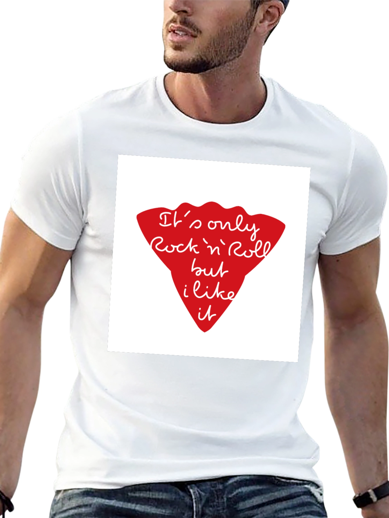 Rock n Roll Graphic Tee - Black Unisex T-Shirt