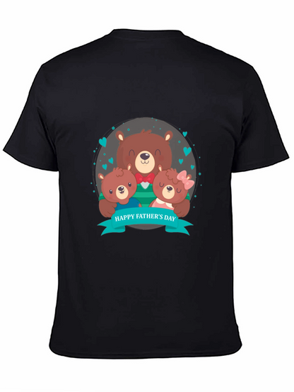 Fathers Day Bear Family Graphic Tee