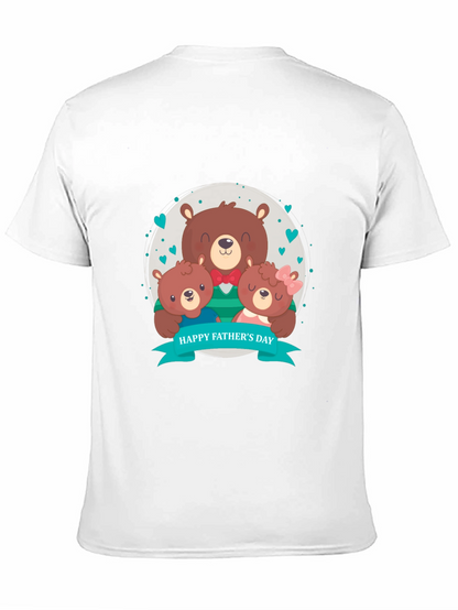 Fathers Day Bear Family Graphic Tee