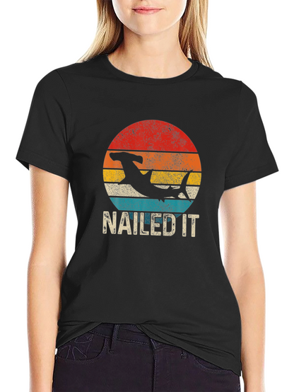 Nailed It! Hammerhead Shark Graphic T-Shirt
