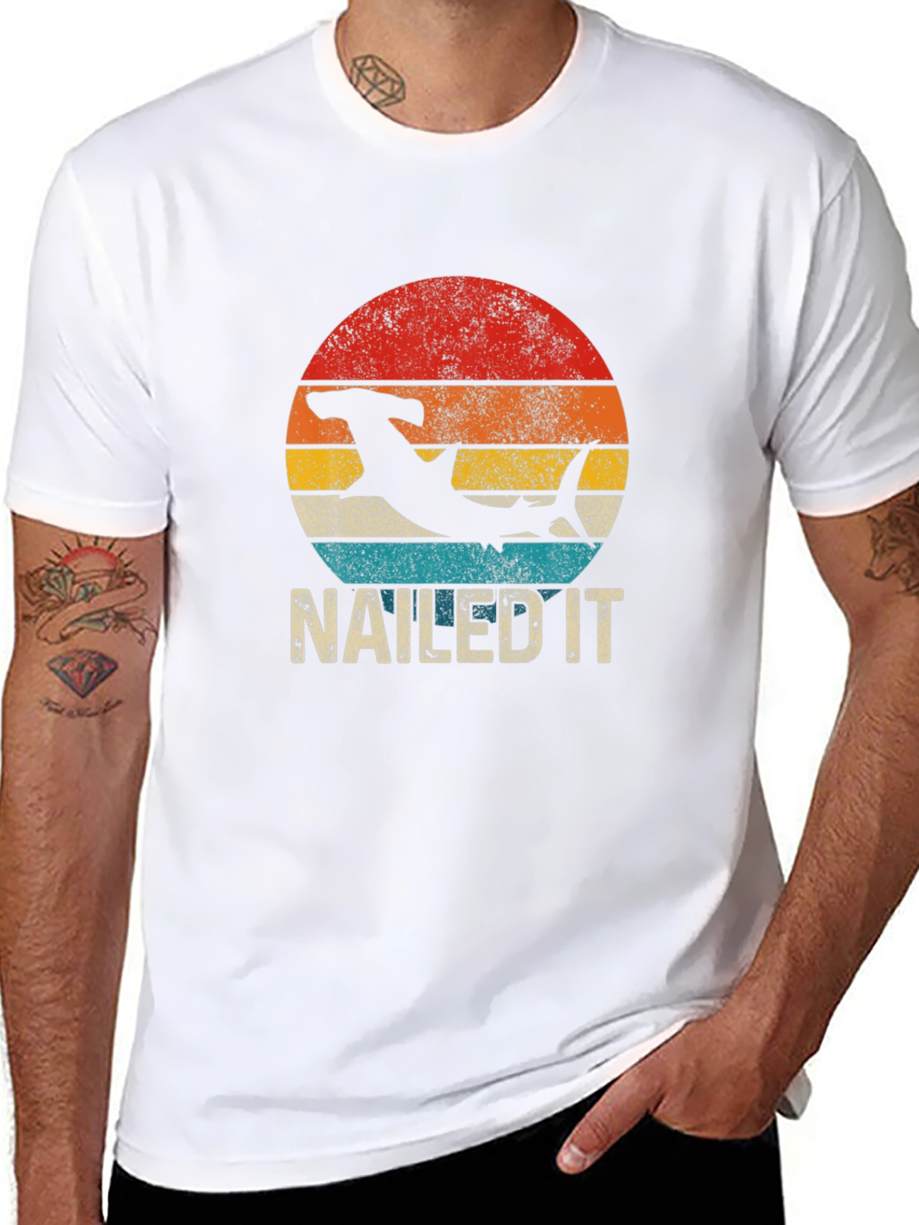 Nailed It! Hammerhead Shark Graphic T-Shirt