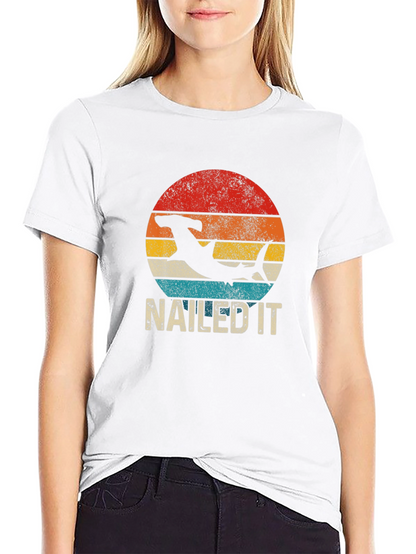 Nailed It! Hammerhead Shark Graphic T-Shirt