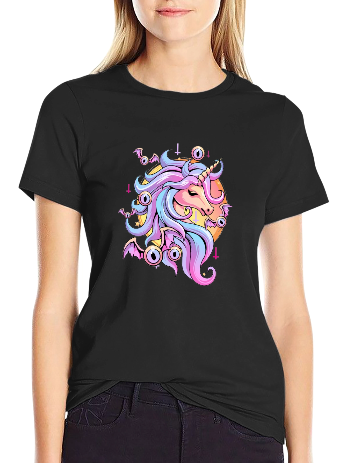 Gothic Pastel Unicorn T-Shirt