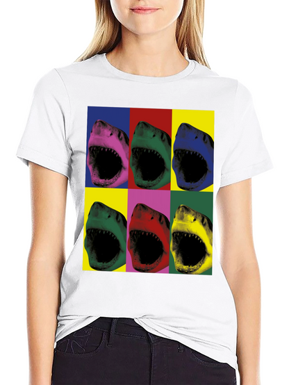 Pop Art Shark T-Shirt