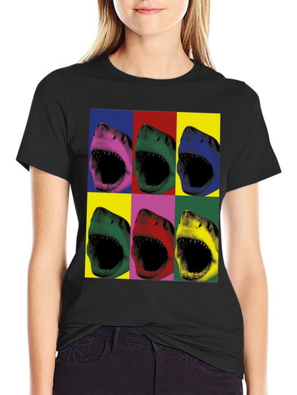 Pop Art Shark T-Shirt