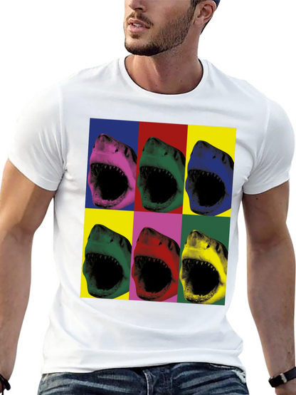 Pop Art Shark T-Shirt