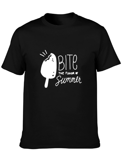 Bite The Flavor of Summer Black T-Shirt