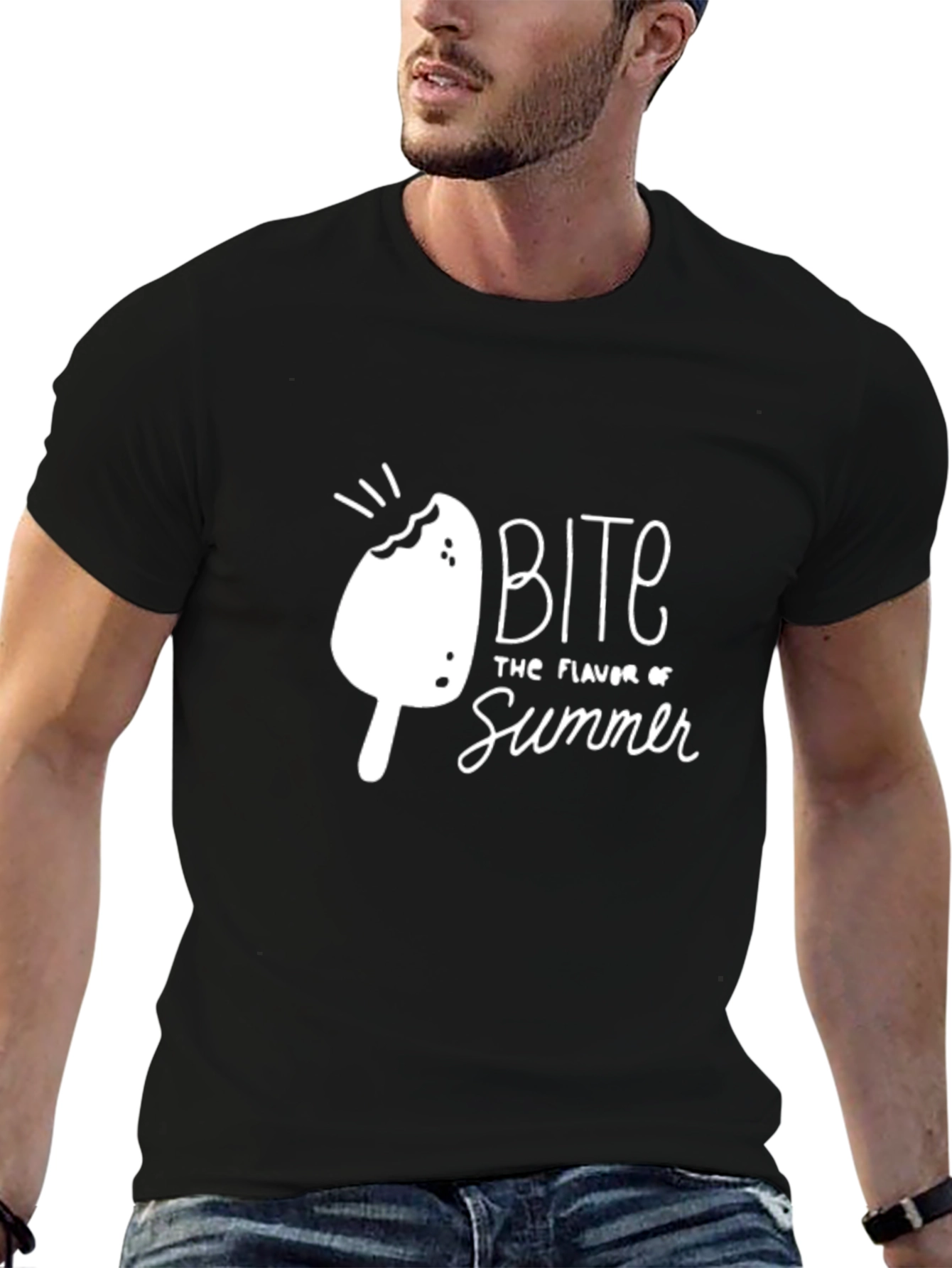 Bite The Flavor of Summer Black T-Shirt
