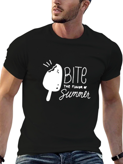 Bite The Flavor of Summer Black T-Shirt