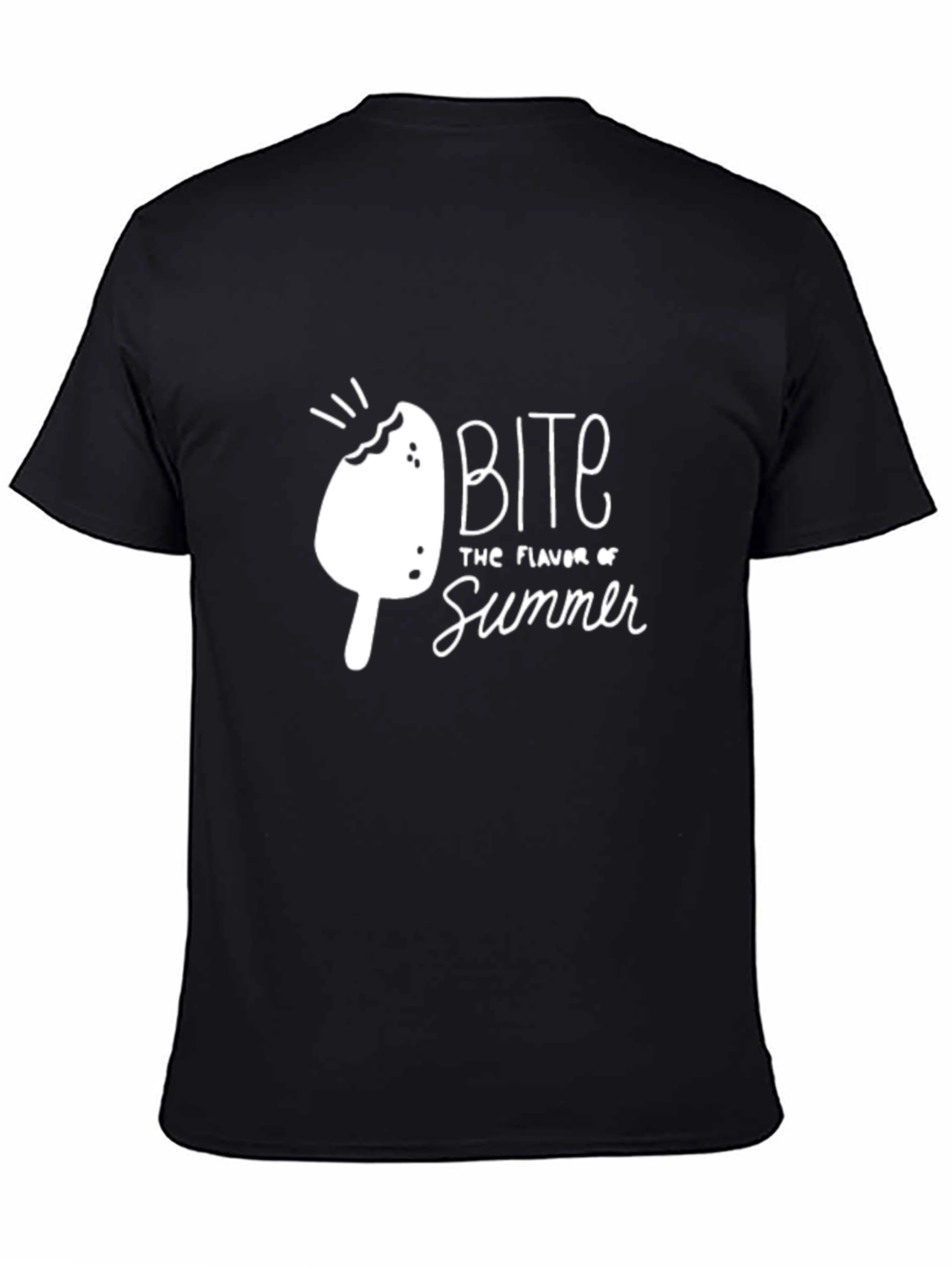 Bite The Flavor of Summer Black T-Shirt