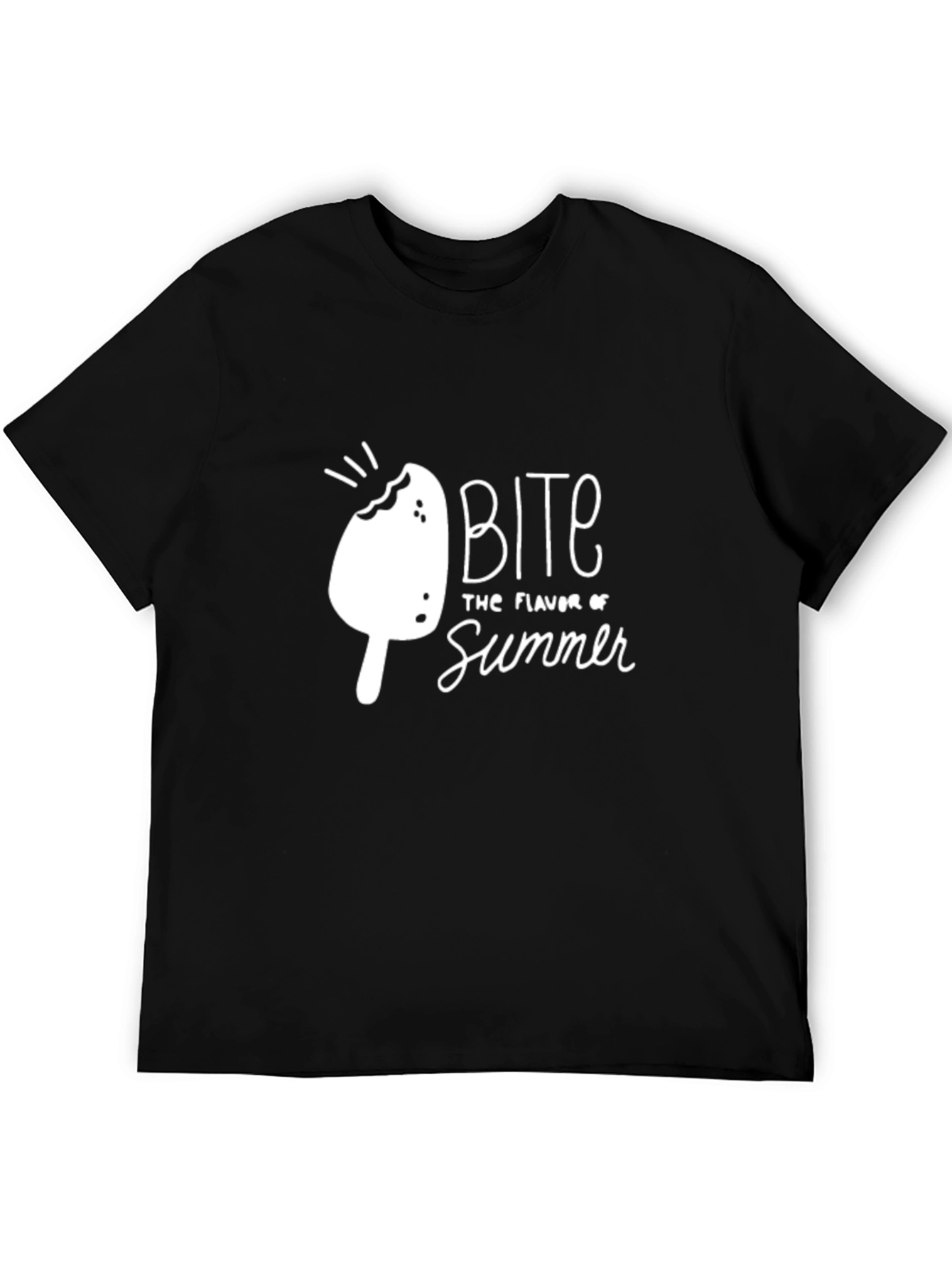 Bite The Flavor of Summer Black T-Shirt