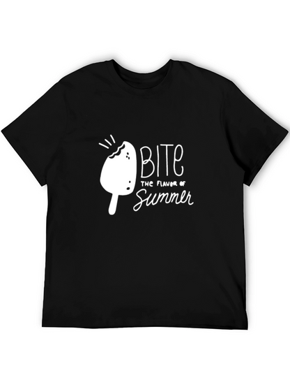 Bite The Flavor of Summer Black T-Shirt