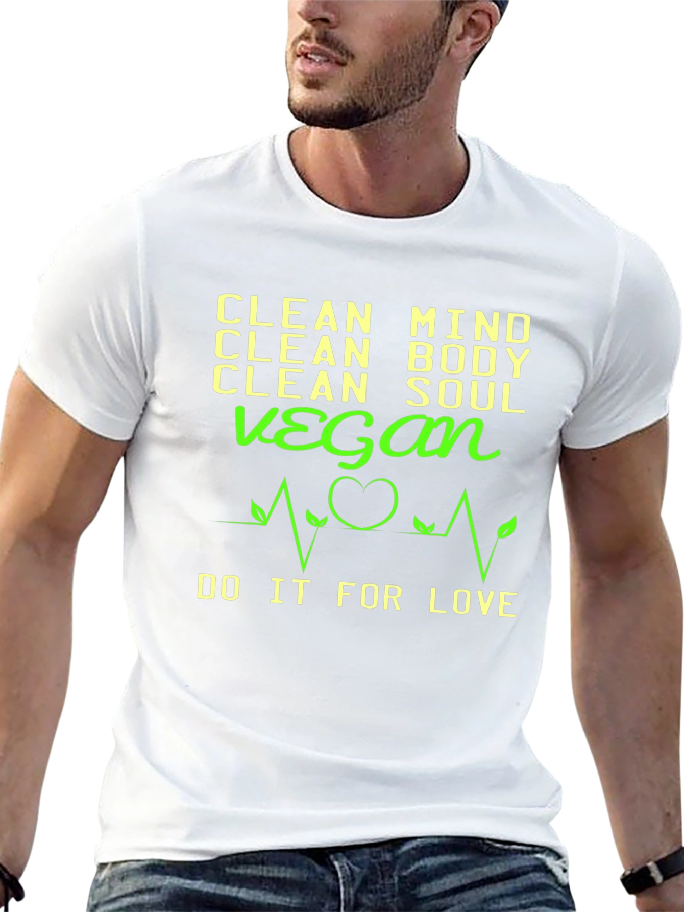 Vegan Clean Mind Body Soul T-Shirt