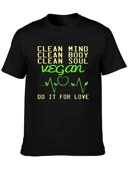 Vegan Clean Mind Body Soul T-Shirt