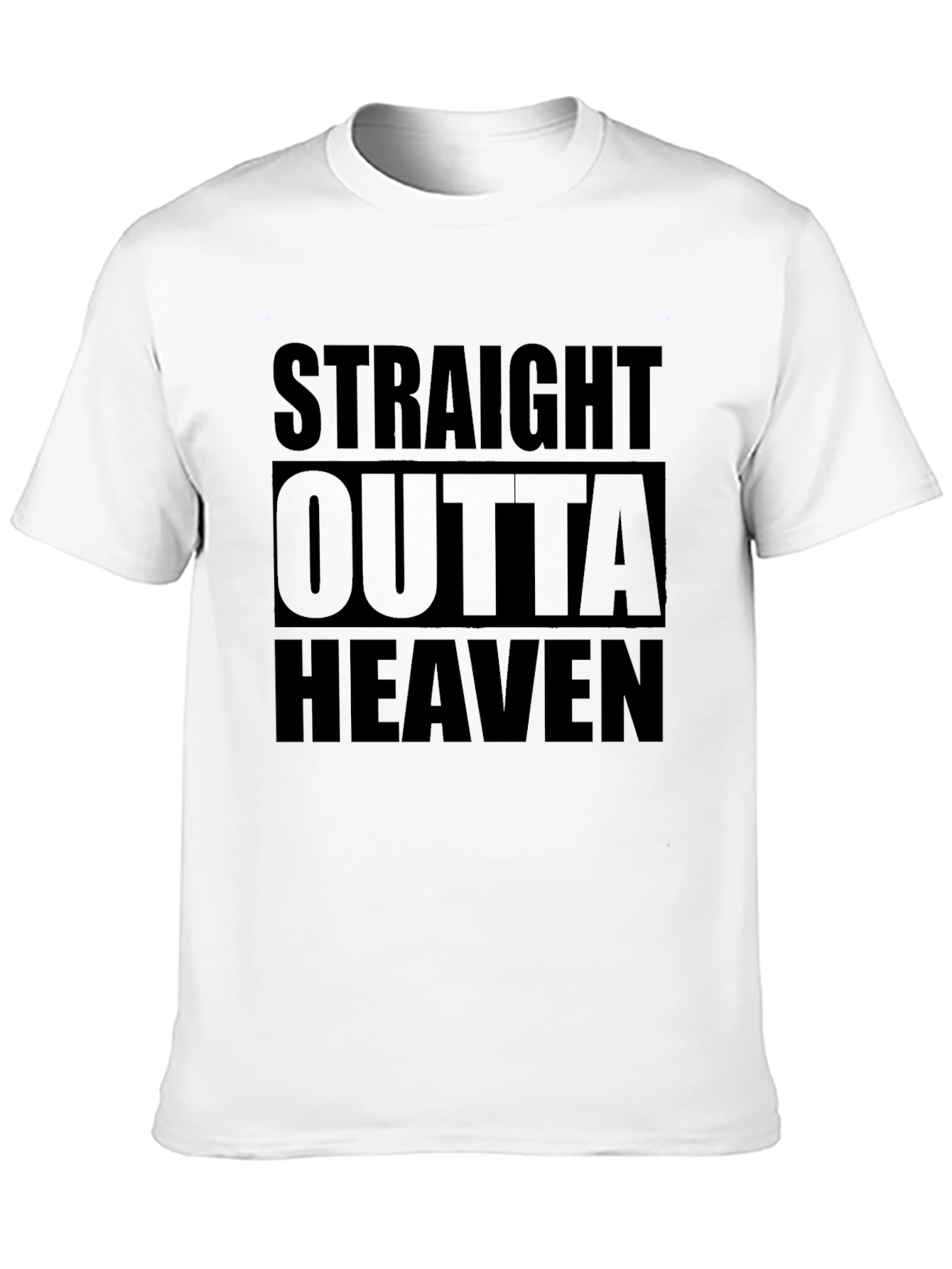 Straight Outta Heaven Graphic Tee - Soft Cotton