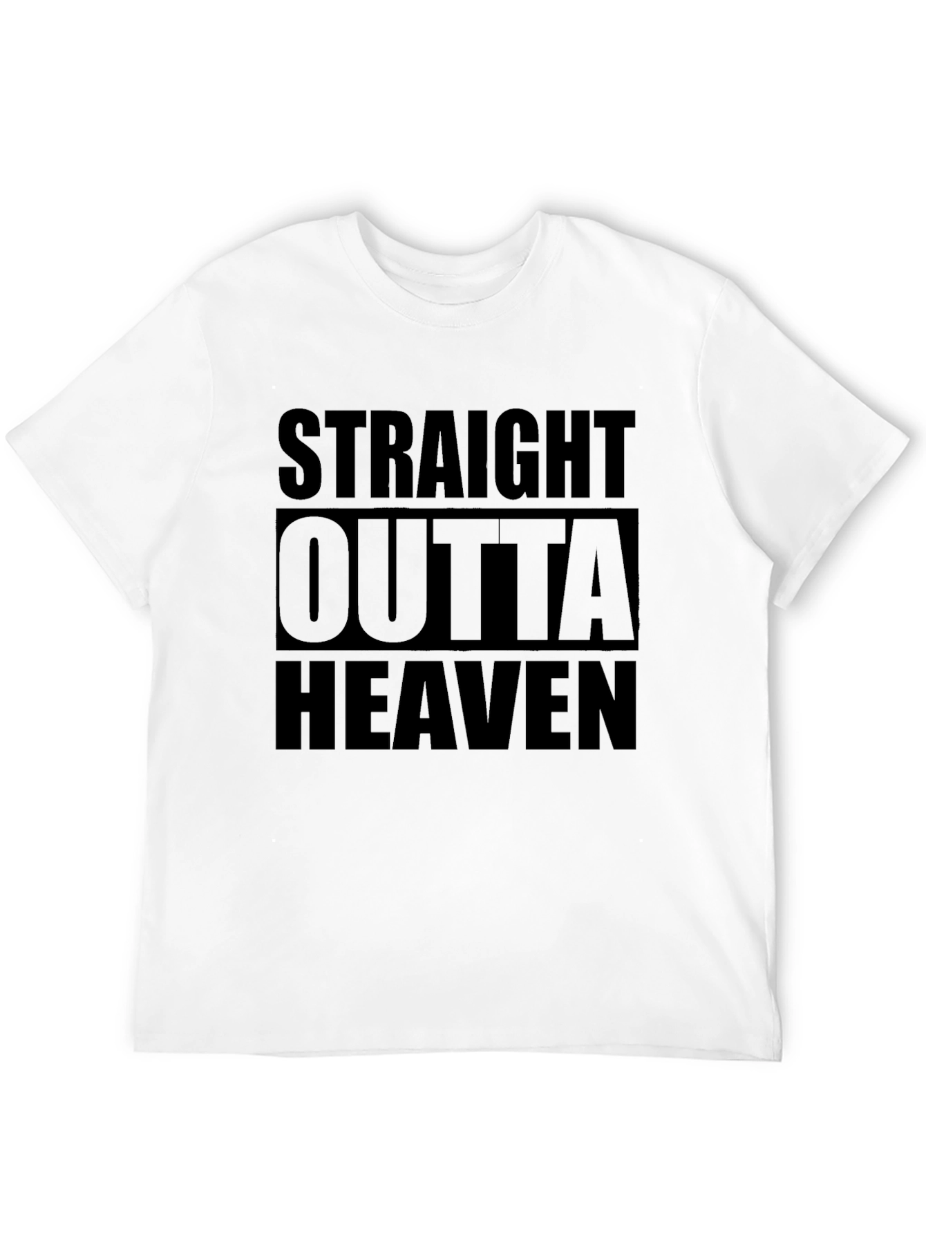 Straight Outta Heaven Graphic Tee - Soft Cotton