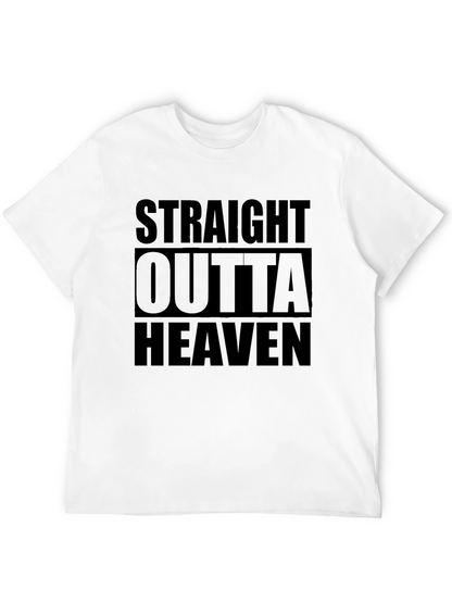 Straight Outta Heaven Graphic Tee - Soft Cotton