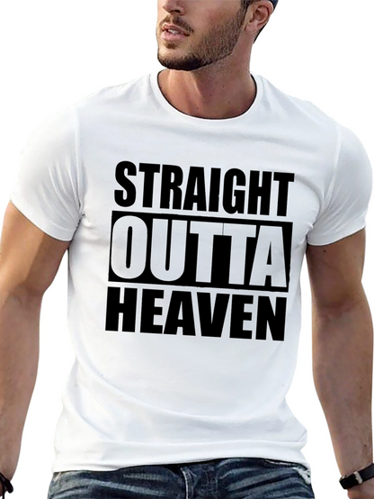 Straight Outta Heaven Graphic Tee - Soft Cotton