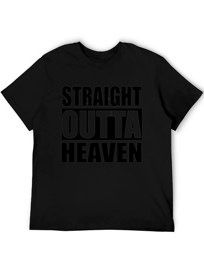 Straight Outta Heaven Graphic Tee - Soft Cotton