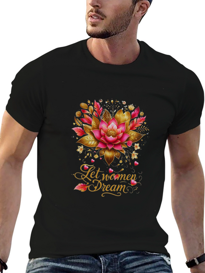 Empowering Lotus Womens Dream Graphic Tee