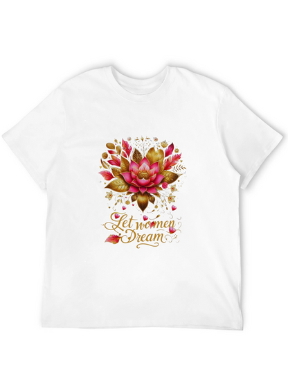 Empowering Lotus Womens Dream Graphic Tee