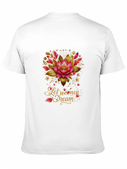 Empowering Lotus Womens Dream Graphic Tee