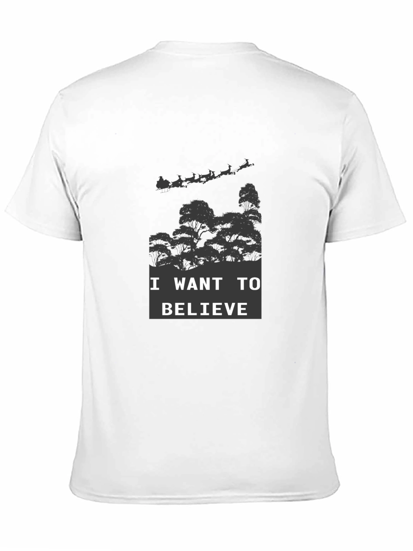 Believe Graphic Tee - Christmas Santa Shirt