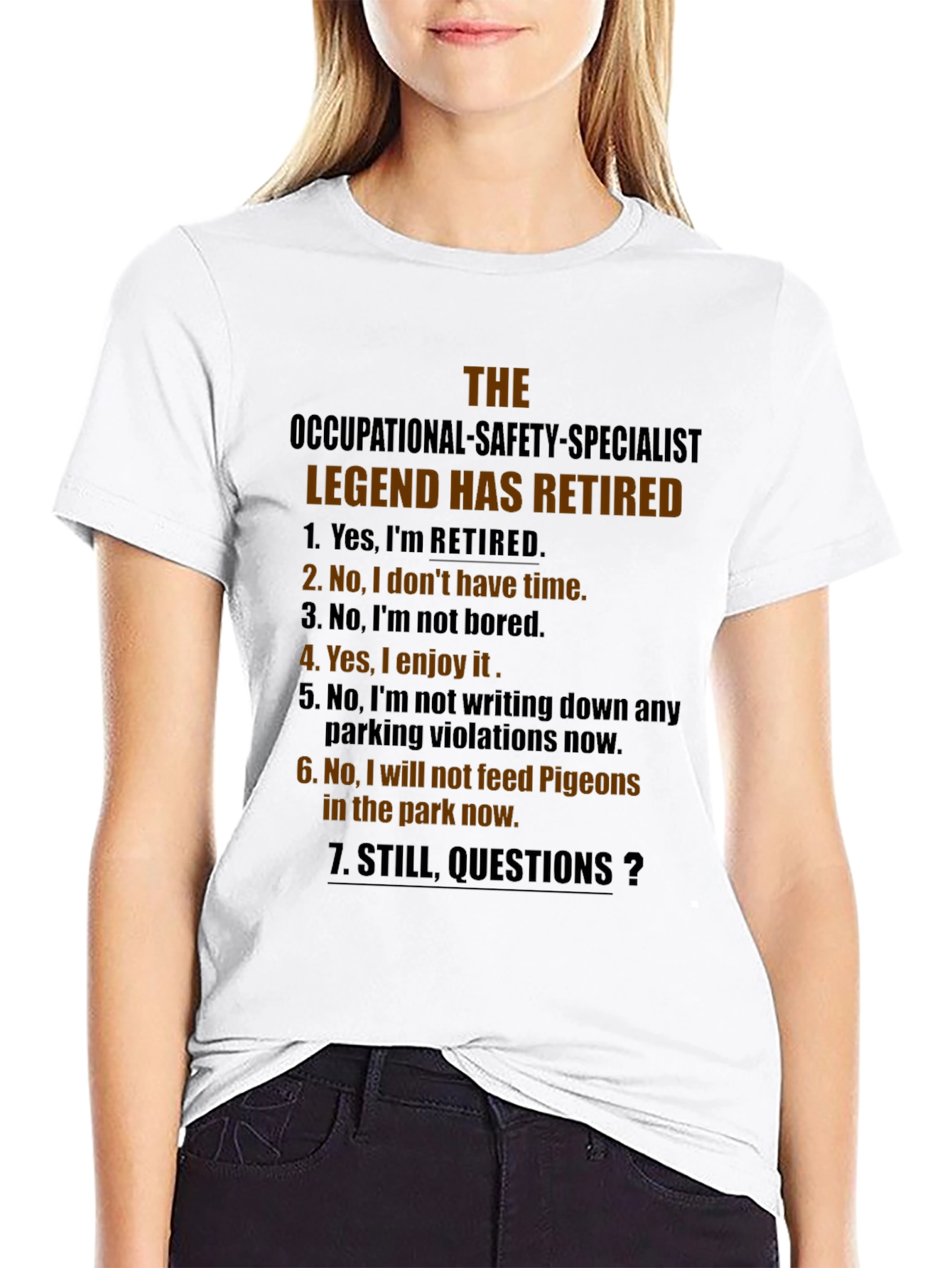 Retired Occupational Safety Specialist T-Shirt