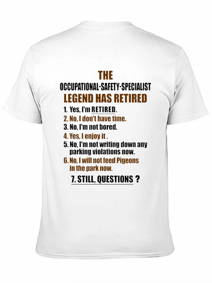 Retired Occupational Safety Specialist T-Shirt