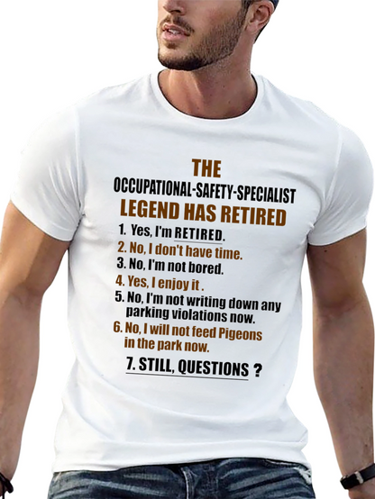 Retired Occupational Safety Specialist T-Shirt