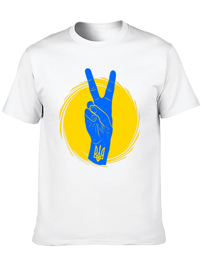 Ukraine Peace Sign T-Shirt