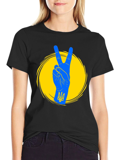Ukraine Peace Sign T-Shirt