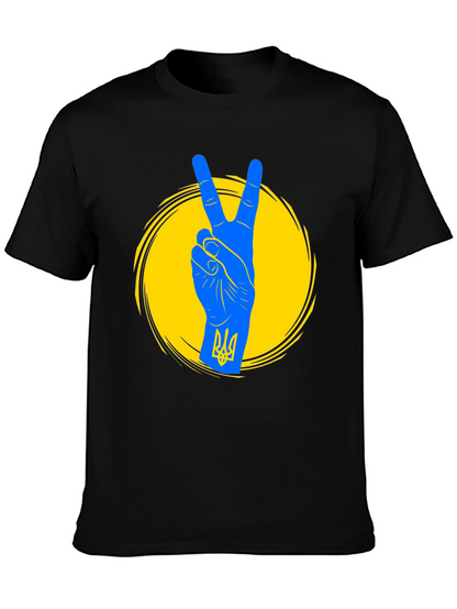 Ukraine Peace Sign T-Shirt