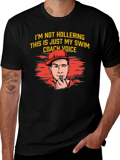 Swim Coach Voice T-Shirt Funny Gift for Swimmers