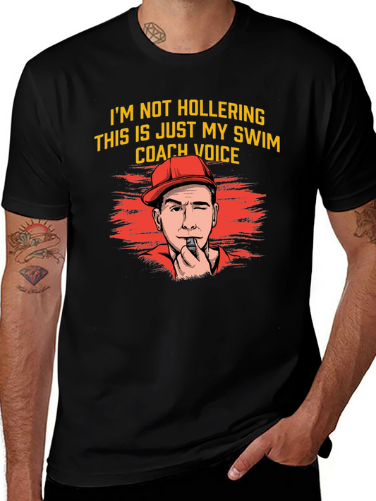 Swim Coach Voice T-Shirt Funny Gift for Swimmers