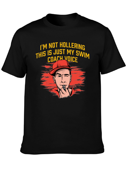 Swim Coach Voice T-Shirt Funny Gift for Swimmers
