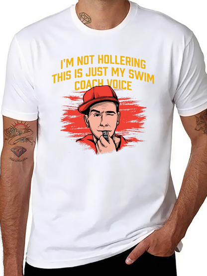 Swim Coach Voice T-Shirt Funny Gift for Swimmers