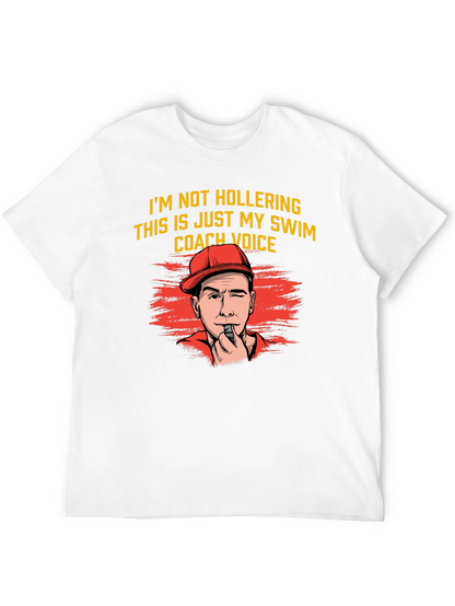 Swim Coach Voice T-Shirt Funny Gift for Swimmers