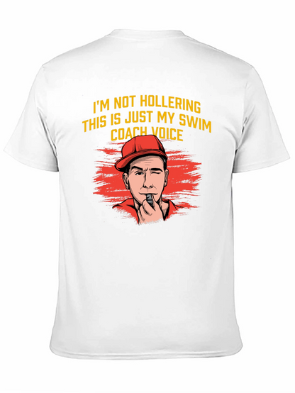 Swim Coach Voice T-Shirt Funny Gift for Swimmers