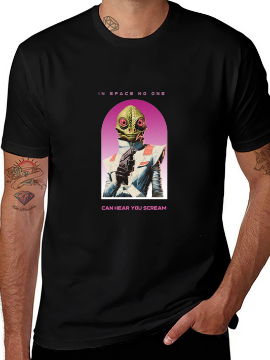 Alien Sci-Fi T-Shirt - In Space No One Can Hear You Scream