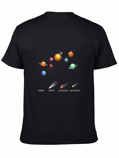 Solar System Planets Graphic T-Shirt