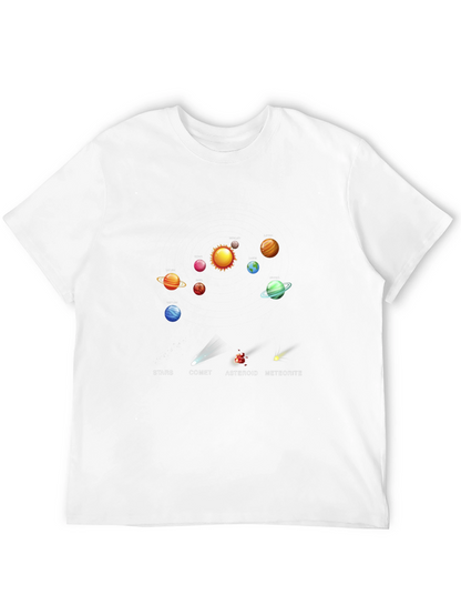 Solar System Planets Graphic T-Shirt