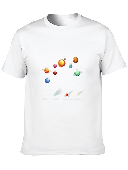 Solar System Planets Graphic T-Shirt
