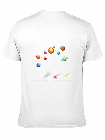 Solar System Planets Graphic T-Shirt