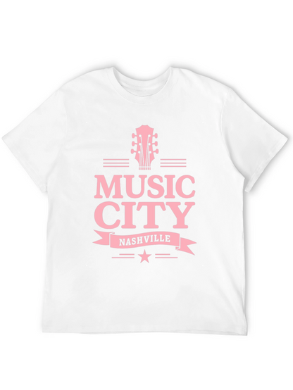 Music City Nashville Guitar Graphic Tee