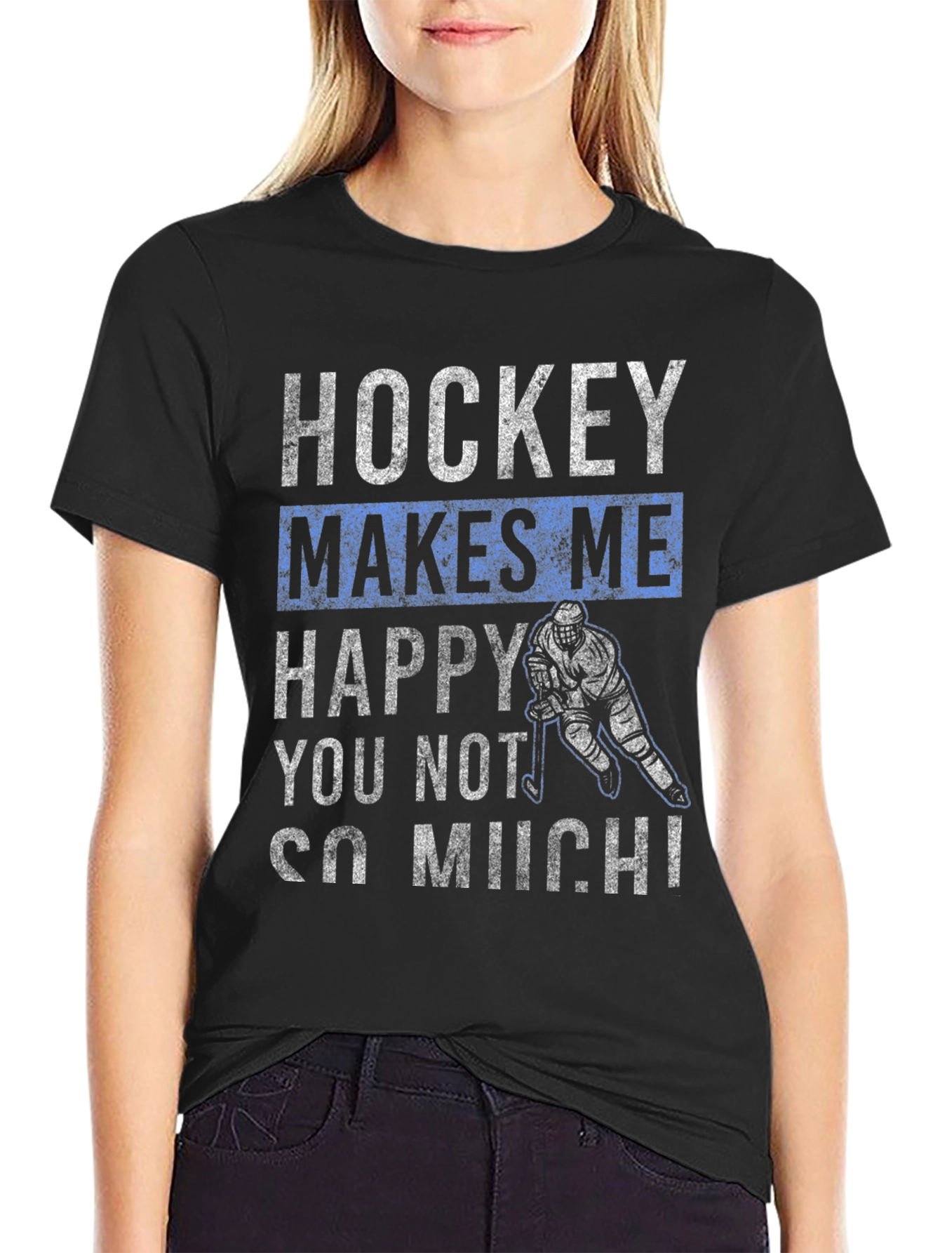 Hockey Makes Me Happy T-Shirt