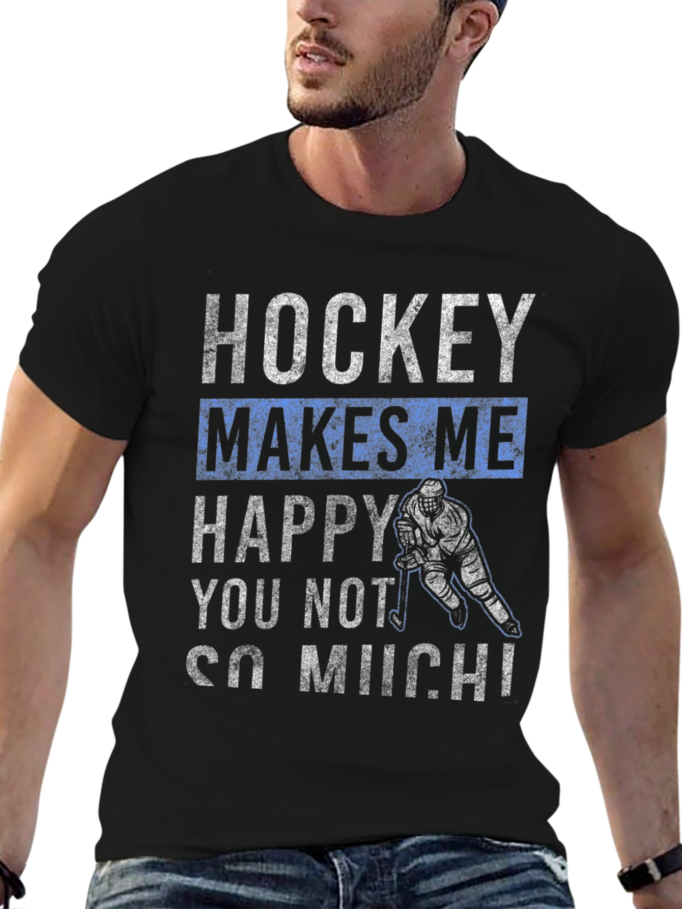 Hockey Makes Me Happy T-Shirt