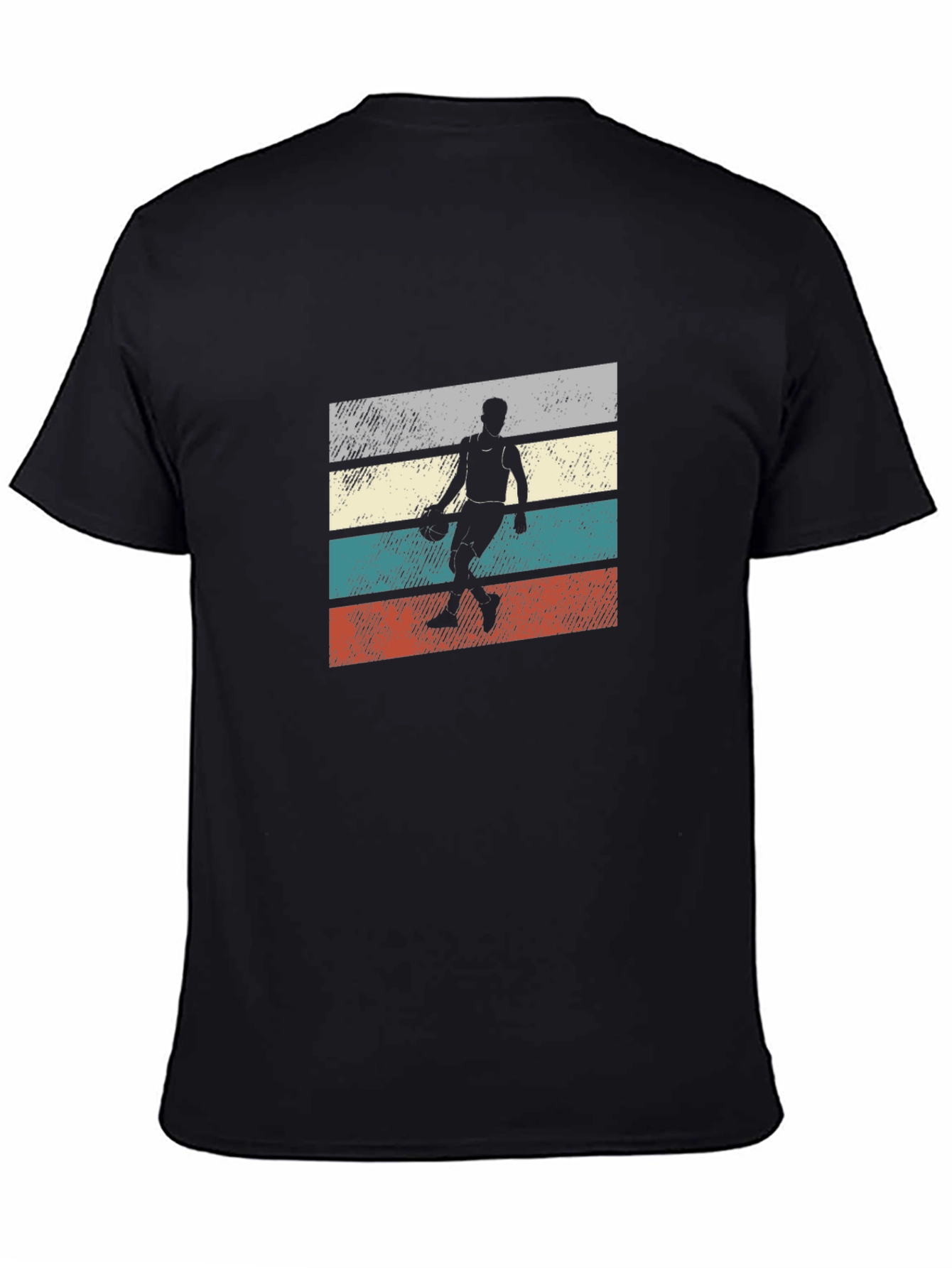 Retro Basketball Player Graphic T-Shirt
