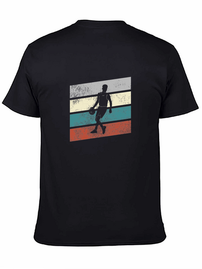 Retro Basketball Player Graphic T-Shirt