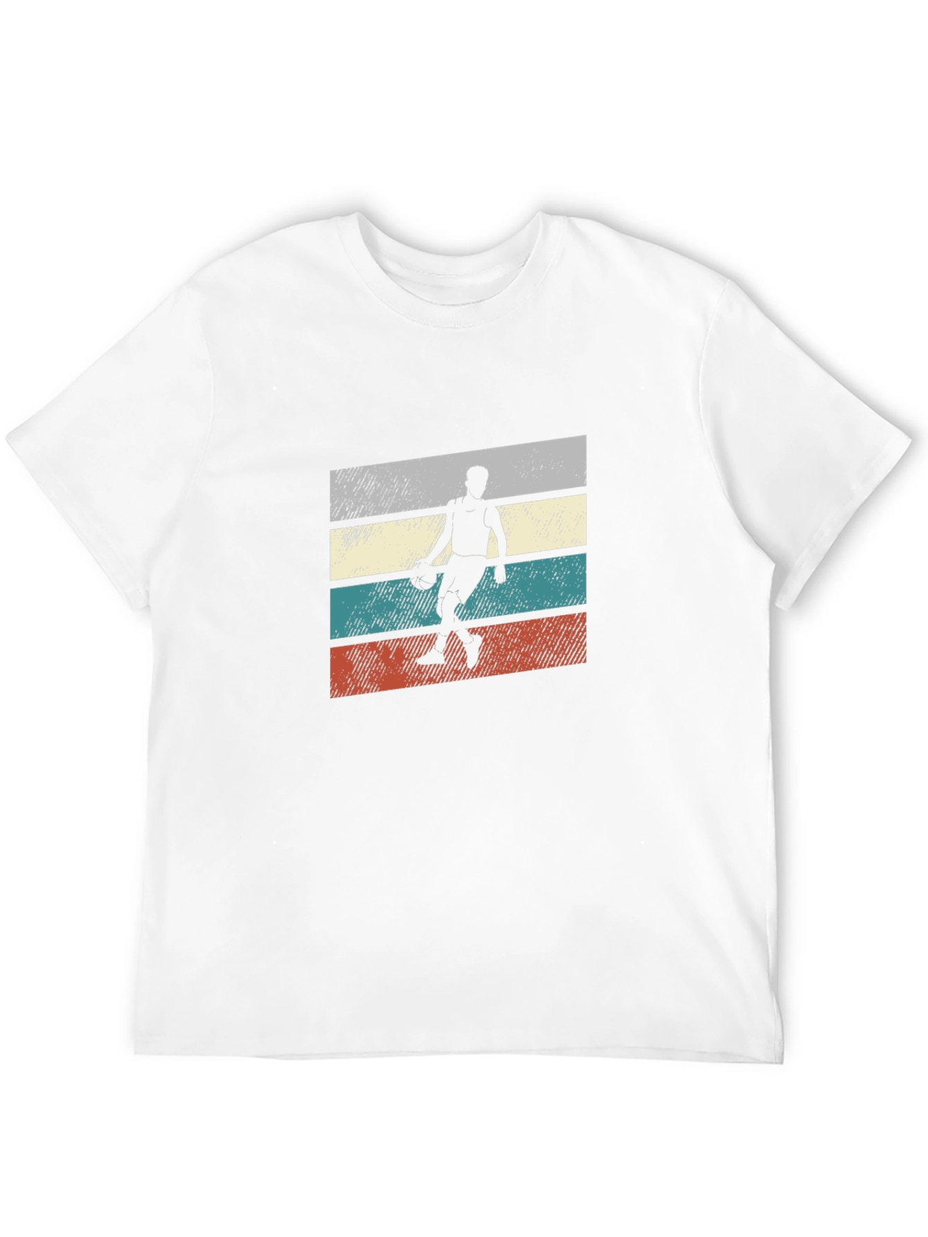Retro Basketball Player Graphic T-Shirt